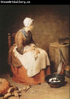 Jean Baptiste Simeon Chardin The Kitchen Maid (mk08)